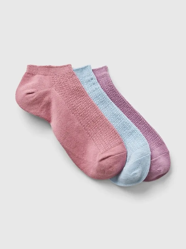 Pointelle Ankle Socks (3-Pack) sold by GAP