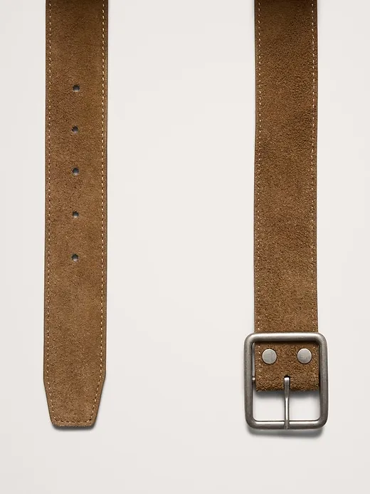 Rough-Out Leather Belt sold by Banana Republic product image thumbnail 2