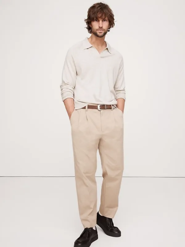 Cashmere-Silk Sweater Polo sold by Banana Republic