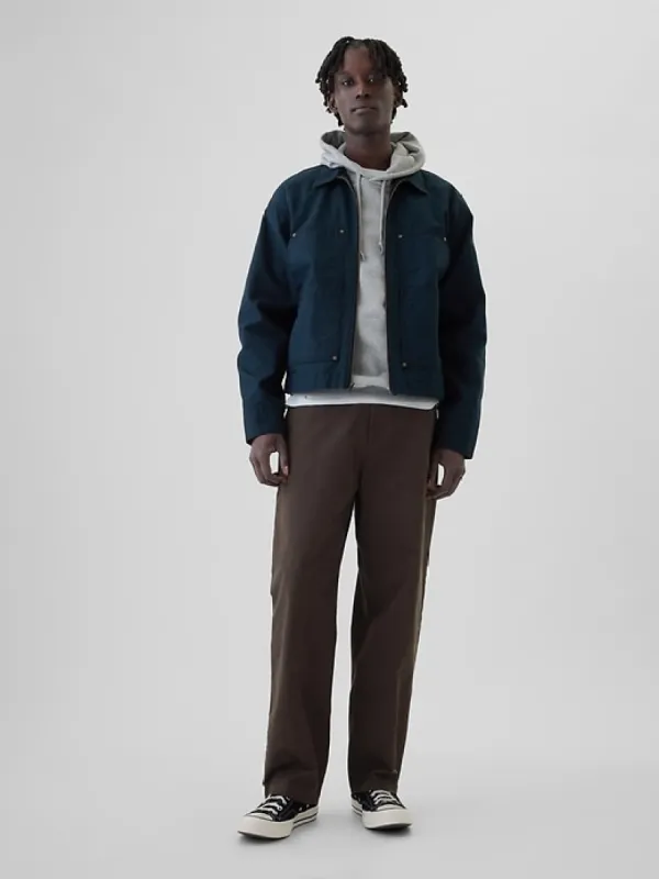 Modern Khakis in Baggy Fit with GapFlex sold by GAP
