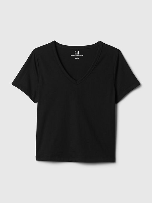 Organic Cotton Vintage Cropped T-Shirt sold by GAP product image thumbnail 4