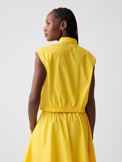 Cropped Poplin Shirt sold by GAP product image thumbnail 2
