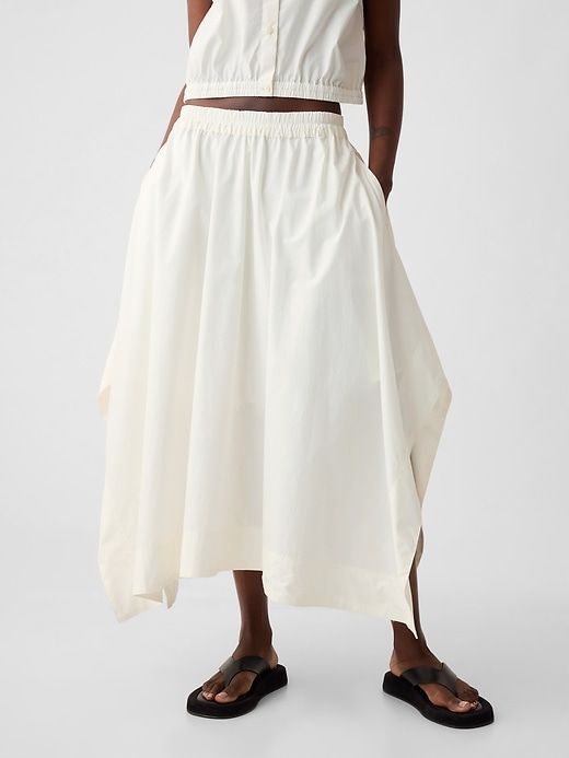 Handkerchief Hem Midi Skirt sold by GAP