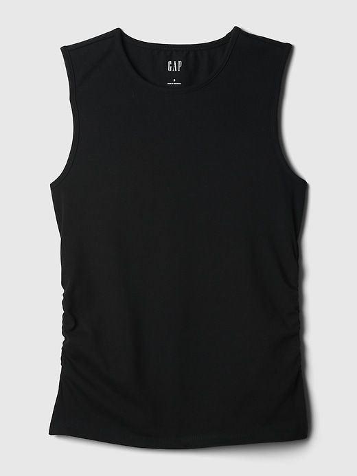 Compact Jersey Cropped Tank Top sold by GAP product image thumbnail 4