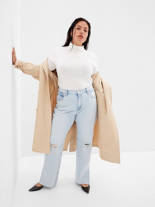 Mid Rise Cotton '90s Loose Jeans sold by GAP product image thumbnail 4