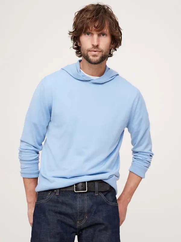 Cashmere-Silk Sweater Hoodie sold by Banana Republic