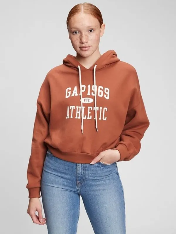 Gap Logo Cropped Hoodie sold by GAP