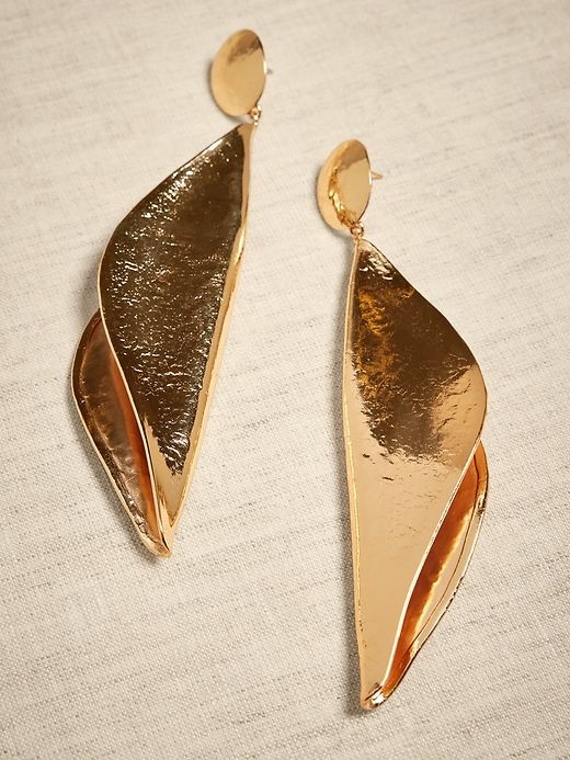 Wave Statement Earrings | Aureus + Argent sold by Banana Republic