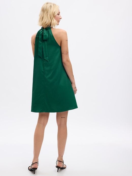 Satin Swing Mini Dress sold by GAP product image thumbnail 2