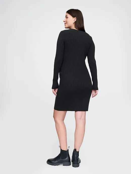 Maternity CashSoft Rib Midi Sweater Dress sold by GAP product image thumbnail 2