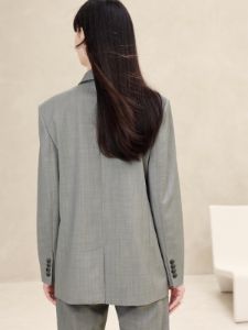 Siena Relaxed Italian Wool Blazer sold by Banana Republic