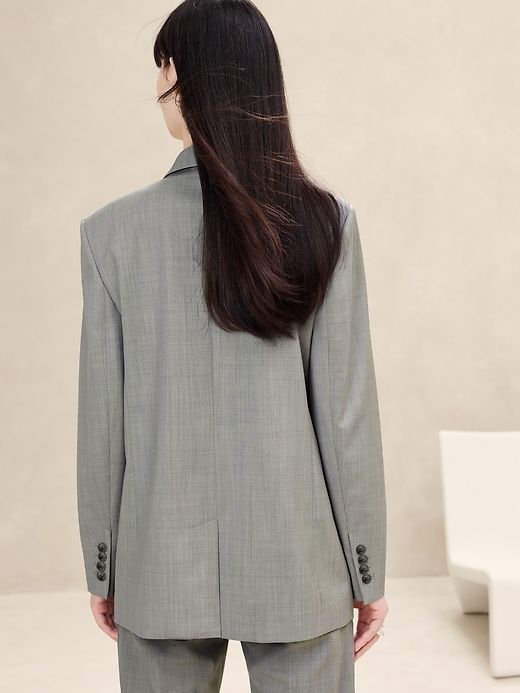 Siena Relaxed Italian Wool Blazer sold by Banana Republic product image thumbnail 2