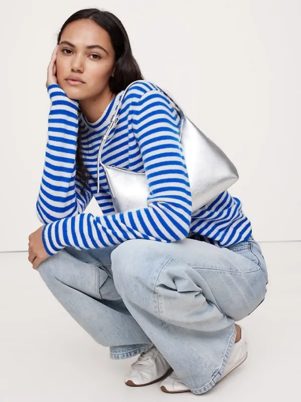 Lightweight Cashmere Crew-Neck Sweater sold by Banana Republic