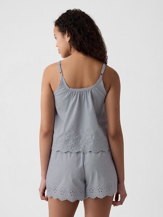 Eyelet Poplin PJ Tank Top sold by GAP product image thumbnail 2