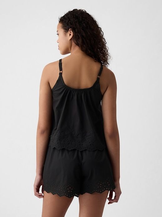 Eyelet Poplin PJ Tank Top sold by GAP product image thumbnail 2