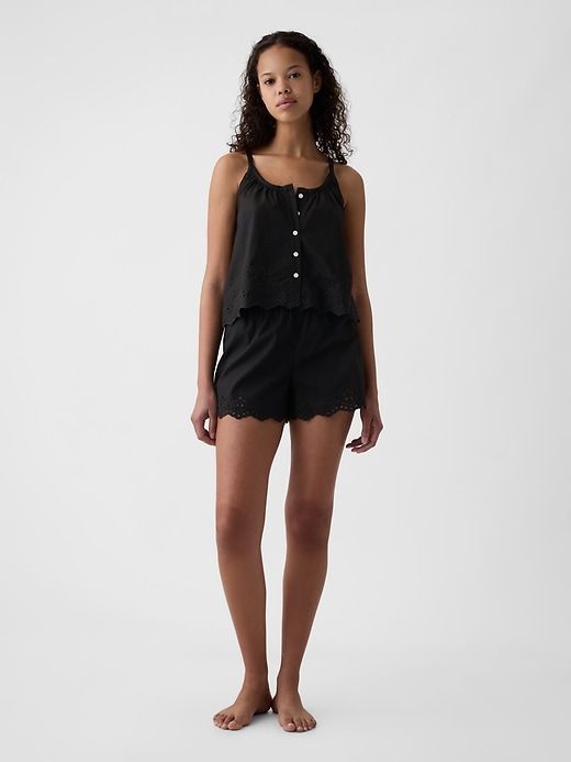 Eyelet Poplin PJ Tank Top sold by GAP product image thumbnail 3