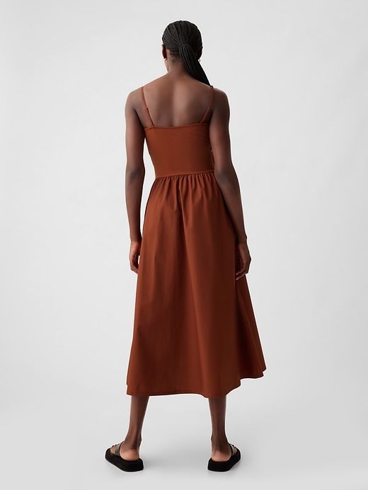 Mixed Media Midi Dress sold by GAP product image thumbnail 2