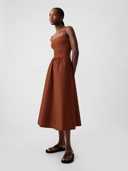 Mixed Media Midi Dress sold by GAP product image thumbnail 3