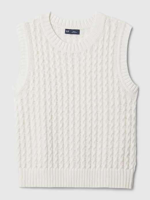 Linen-Cotton Textured Tank Top sold by GAP product image thumbnail 5