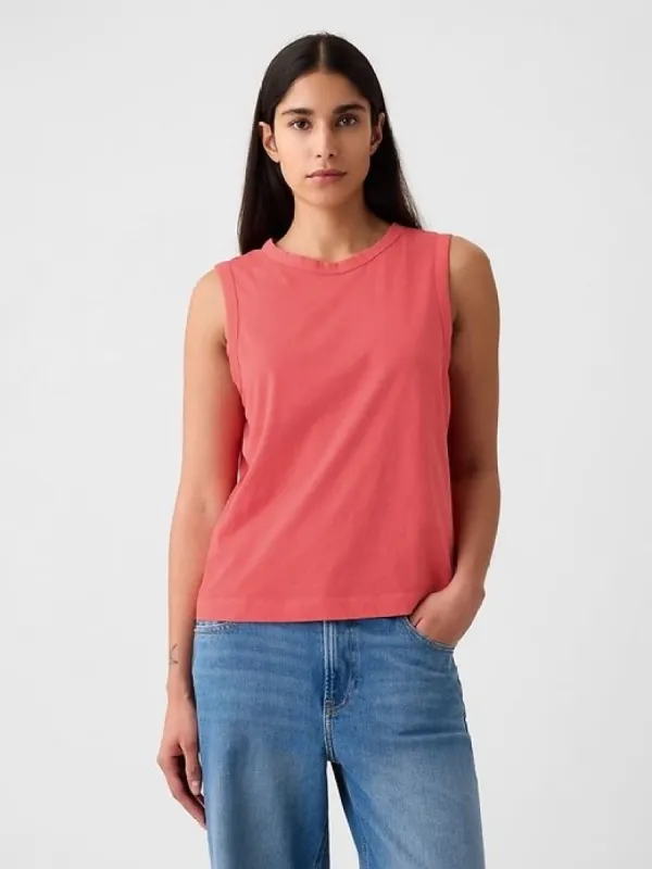 Organic Cotton Vintage Tank Top sold by GAP