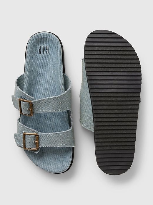 Denim Double Strap Sandals sold by GAP product image thumbnail 3