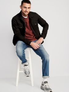 Built-In Flex Black Jean Jacket sold by GAP