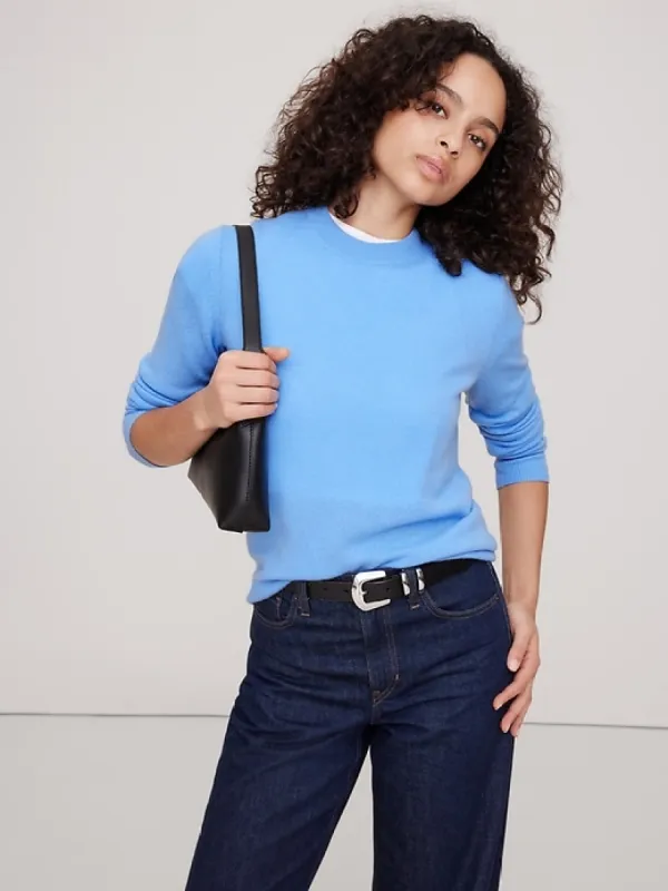 Lightweight Cashmere Crew-Neck Sweater sold by Banana Republic