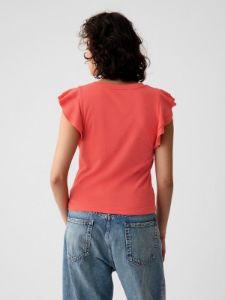 Essential Rib Flutter Sleeve Shirt sold by GAP