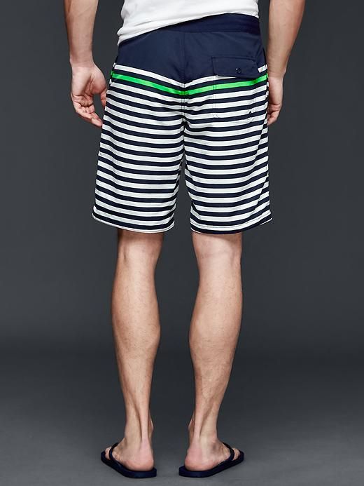 Variegated stripe board shorts (10") sold by GAP product image thumbnail 2