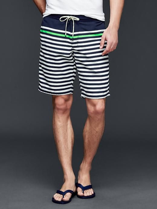 Variegated stripe board shorts (10") sold by GAP product image thumbnail 4
