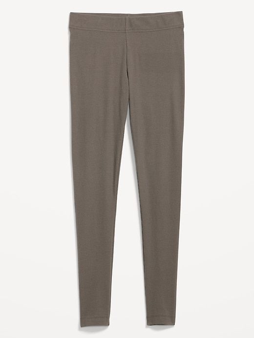 High Waisted Rib-Knit Leggings For Women sold by GAP product image thumbnail 4
