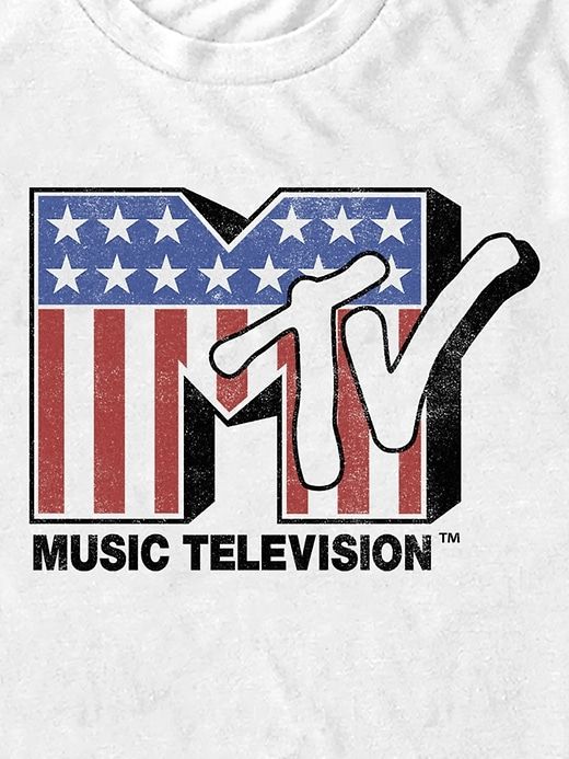 MTV American Flag Graphic Tee sold by GAP product image thumbnail 2