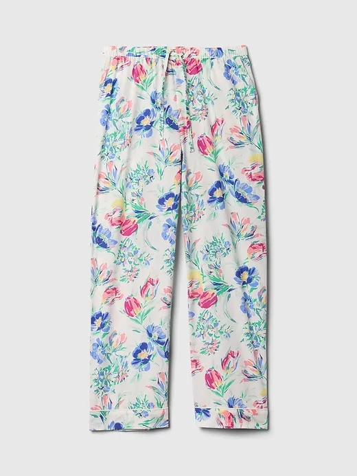 Poplin PJ Pants sold by GAP product image thumbnail 4