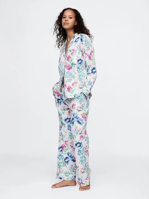 Poplin PJ Shirt sold by GAP product image thumbnail 5