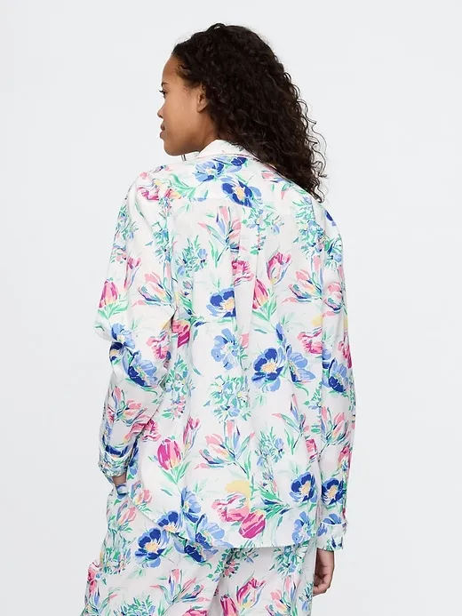 Poplin PJ Shirt sold by GAP product image thumbnail 2