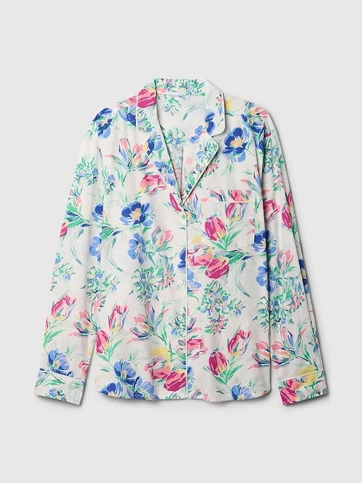 Poplin PJ Shirt sold by GAP product image thumbnail 5