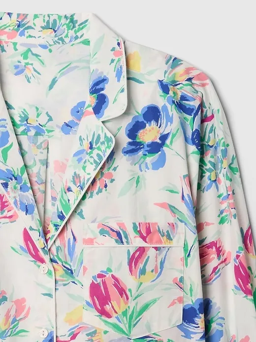 Poplin PJ Shirt sold by GAP product image thumbnail 4