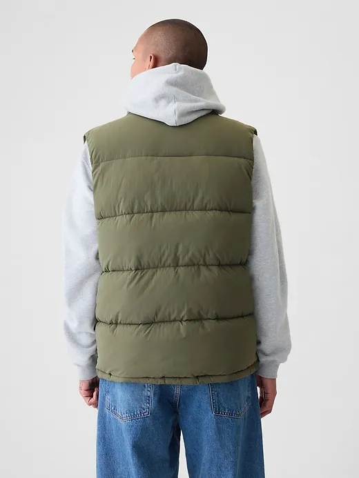 Recycled Nylon Puffer Vest sold by GAP product image thumbnail 2