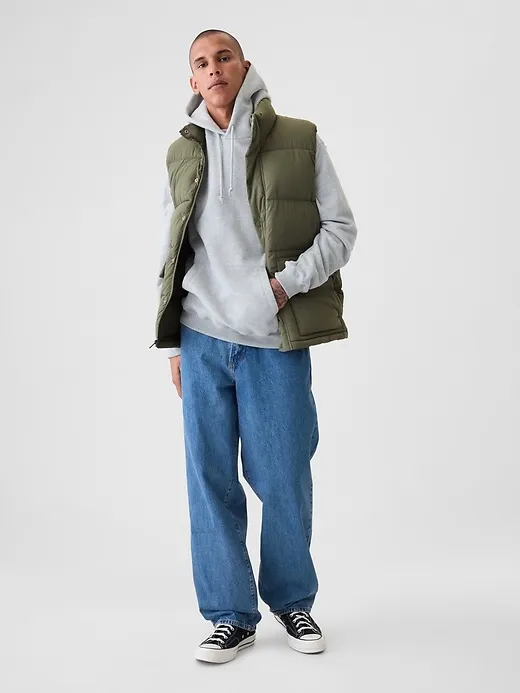Recycled Nylon Puffer Vest sold by GAP product image thumbnail 3