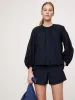 Cotton Voile Shirred Blouse sold by Banana Republic