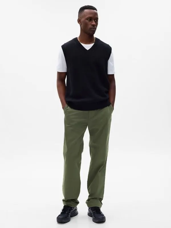 Modern Khakis in Relaxed Fit with GapFlex sold by GAP