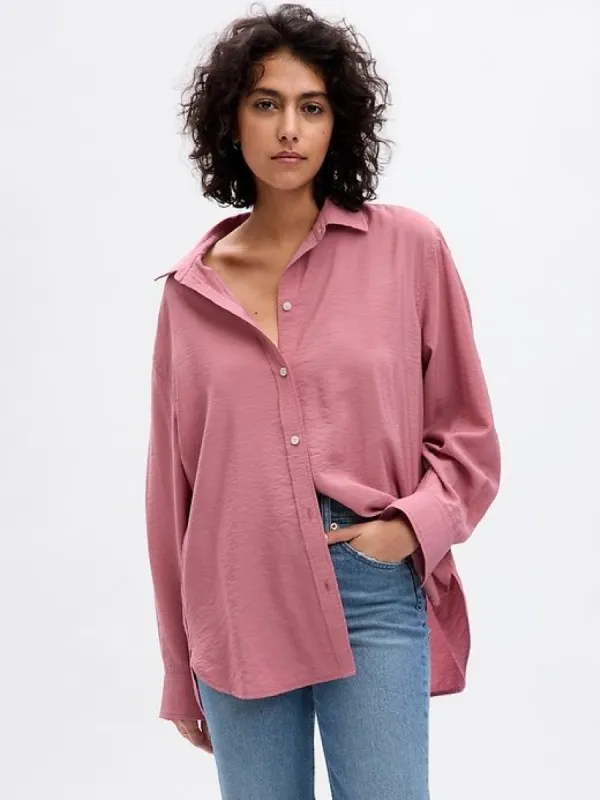 Cinch-Back Big Shirt sold by GAP