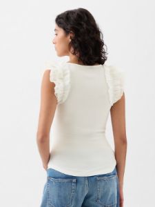Mini Rib Flutter T-Shirt sold by GAP