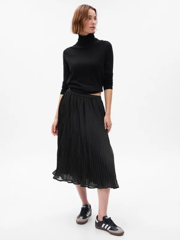Pleated Midi Skirt sold by GAP