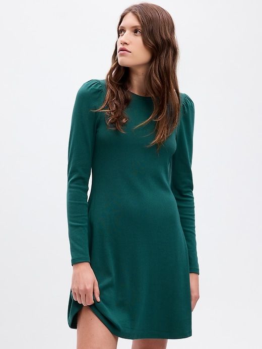 Modern Puff Sleeve Mini Dress sold by GAP