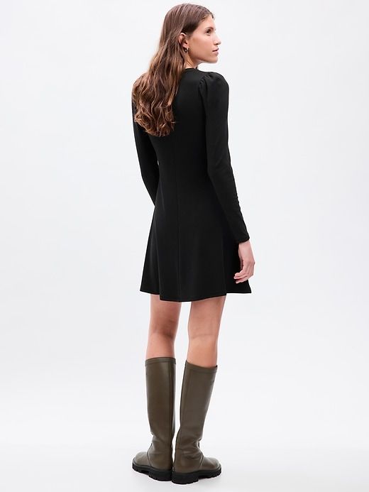 Modern Puff Sleeve Mini Dress sold by GAP product image thumbnail 3