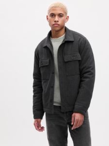 Lined Utility Sweatshirt Jacket sold by GAP