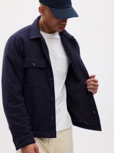 Lined Utility Sweatshirt Jacket sold by GAP