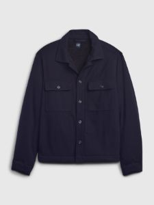 Lined Utility Sweatshirt Jacket sold by GAP