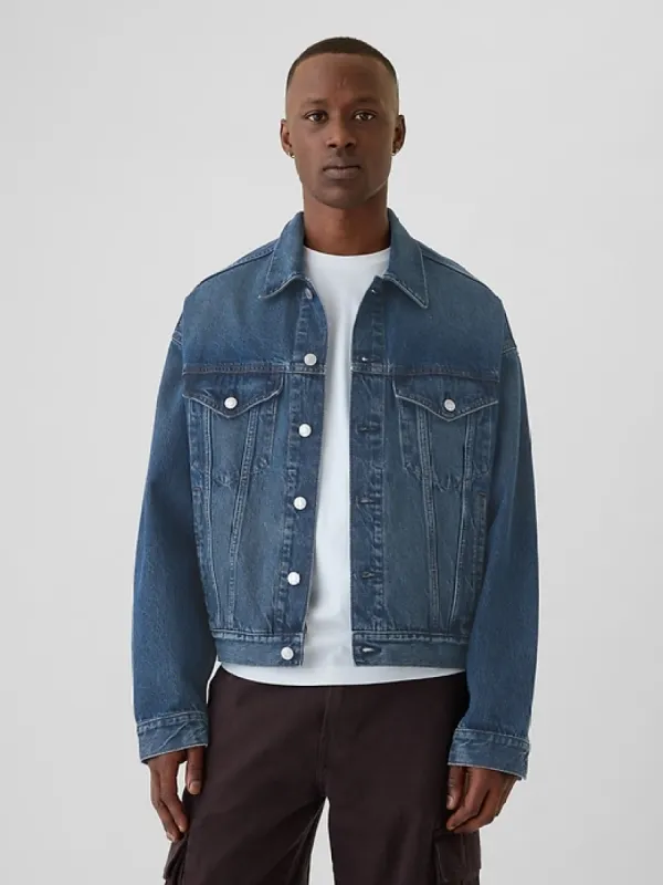 Relaxed Icon Denim Jacket sold by GAP